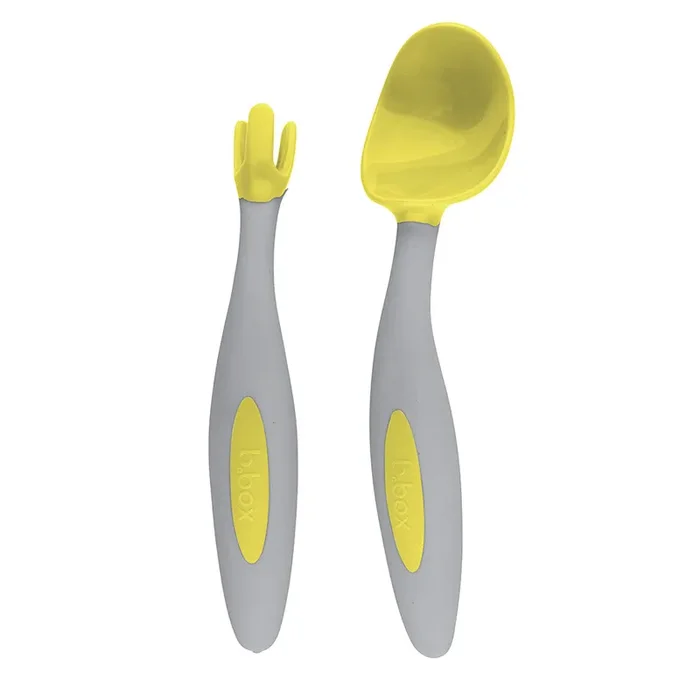 Toddler Cutlery Set – Lemon Sherbet