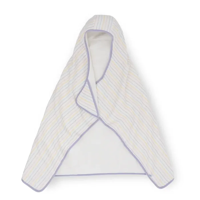 Toddler Hooded Towel – Unicorn Stripe