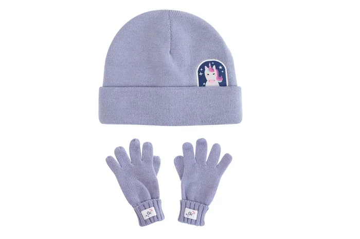 Toddler/kids Beanie & Gloves Set – Unicorn