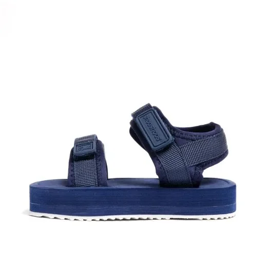 Toddler Platform Sandals in Navy Blue – June Rogers