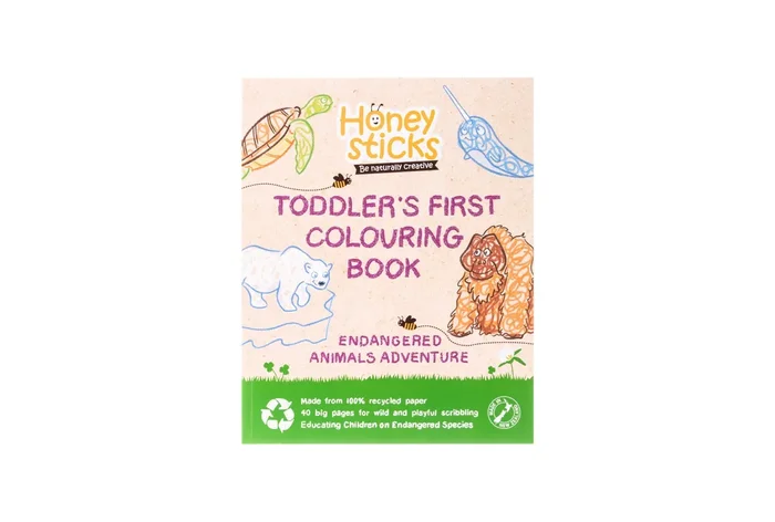 Toddlers First Coloring Book – An Endangered Animals Adventure
