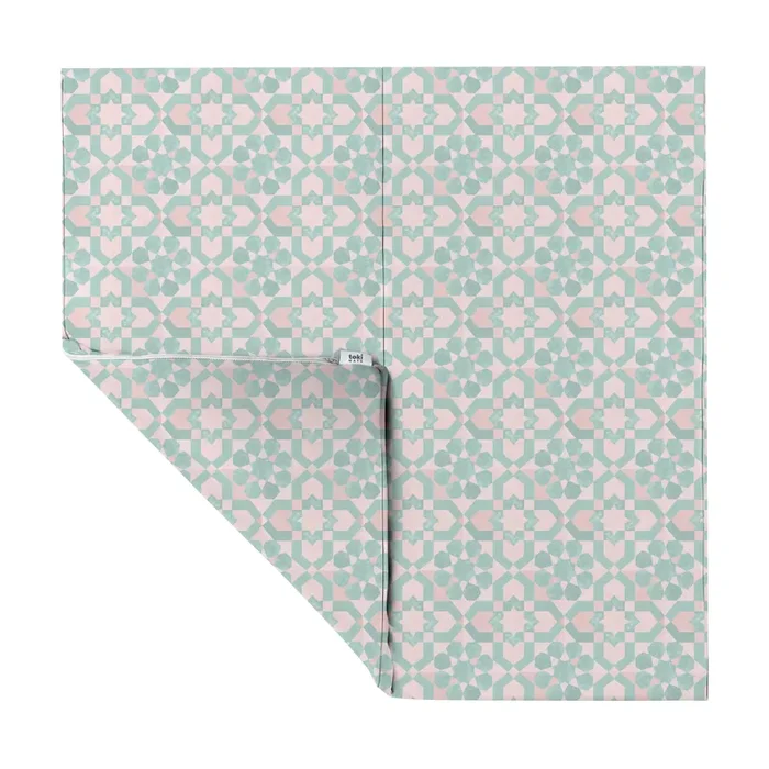 Toki Kids Green Tile Vegan Leather Mat