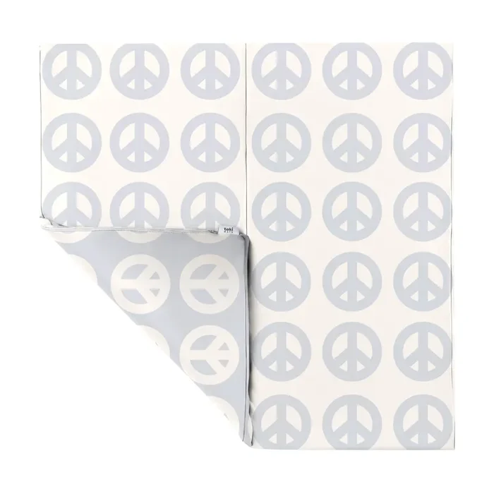 Toki Kids Peace Sign Vegan Leather Mat