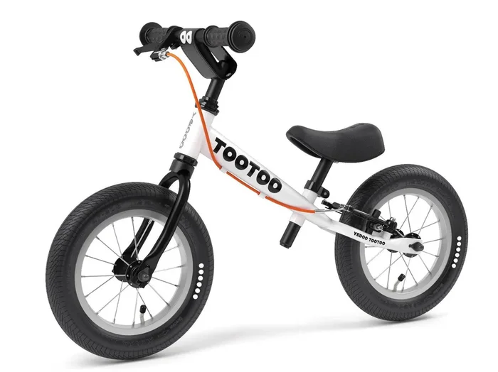 TooToo Black and White Cookie 12 ” Balance Bike by Yedoo