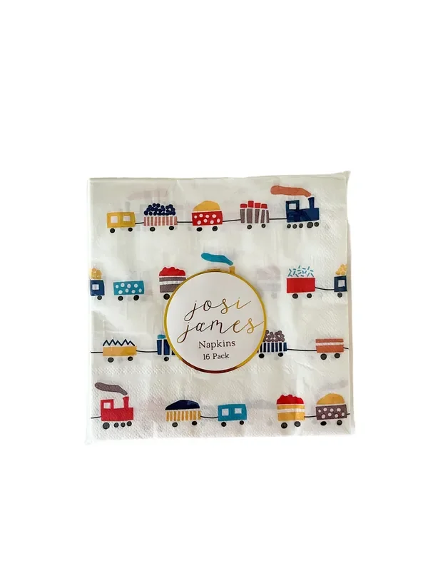 Train Napkins Large