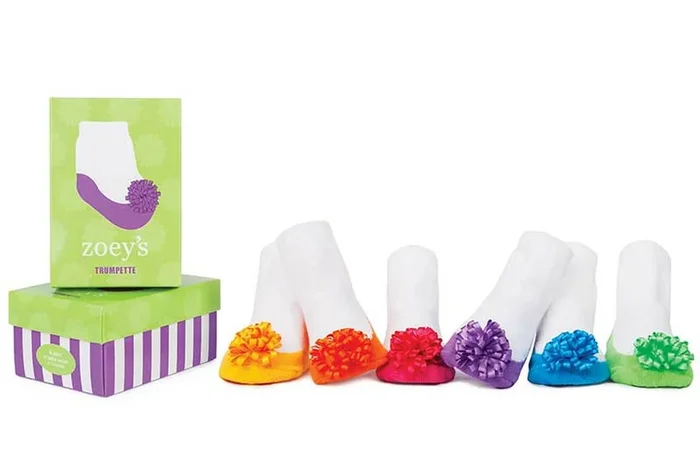 Trumpette Baby Socks-Zoeys Pom Pom