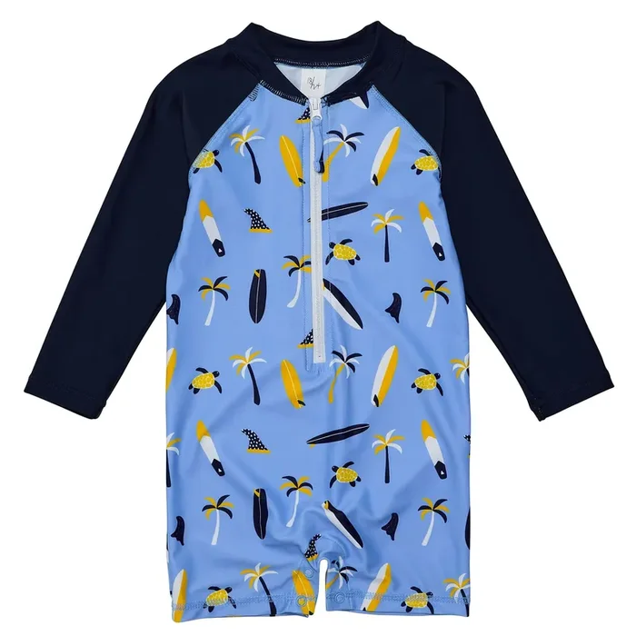 Turtle Break Ls Sunsuit