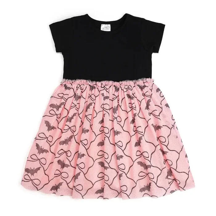 Tutu Dress | Bat Trellis Halloween