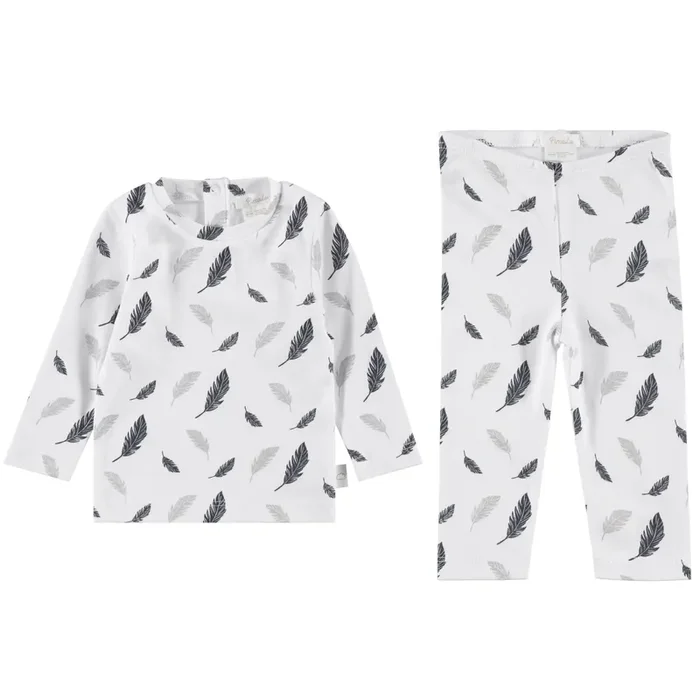 Two Piece Set – Feathers