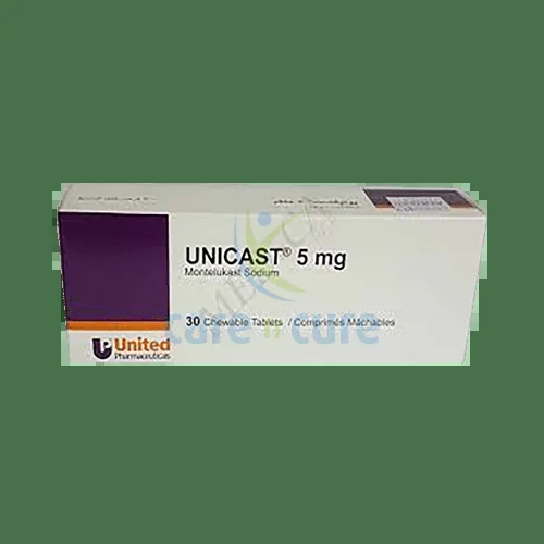 Unicast 5mg Chew Tablets 30 Pieces