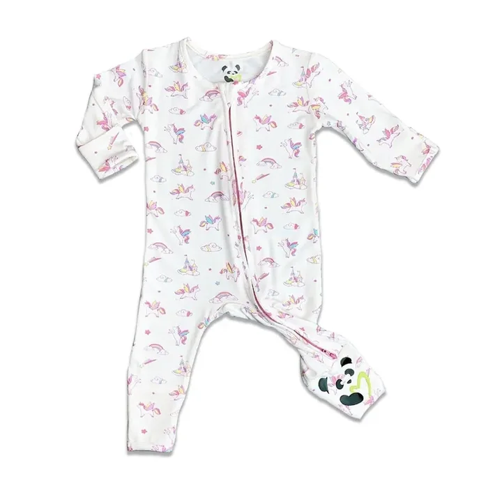 Unicorn Bamboo Convertible Footie