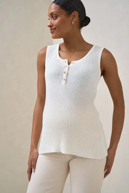 Unwind Nursing Tank – Ivory*