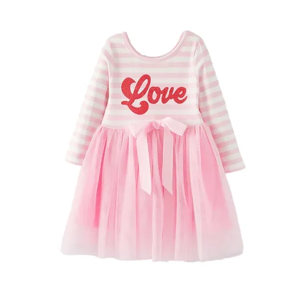 Valentine’s Day Love Tutu Playwear Dress W/ Hair Bow