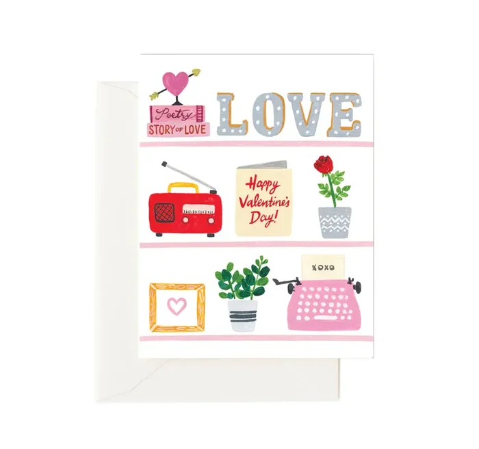 Valentine’s Day Shelfie