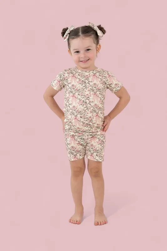 Victorian Bloom Dream Short Set