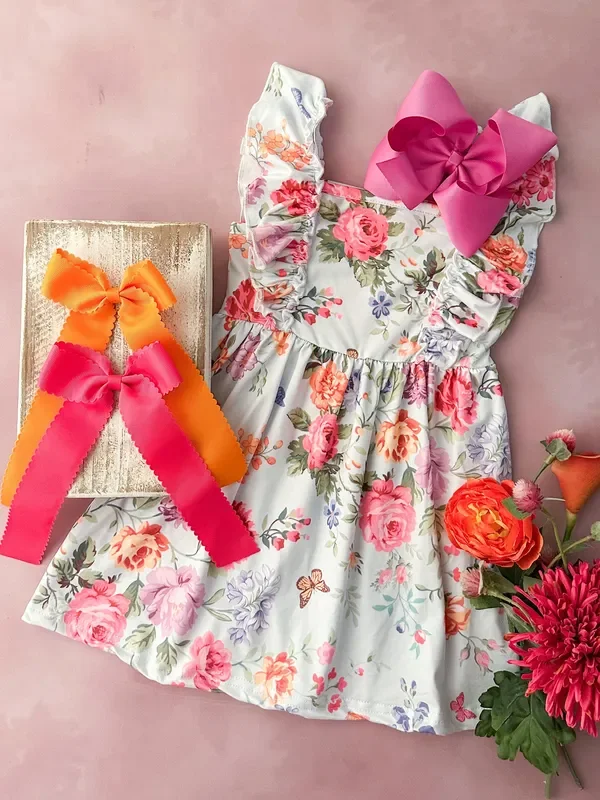 Vintage Floral Summer Dress (12y only)