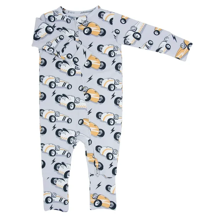 Vintage Racecars Convertible Romper