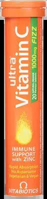 Vitabiotics Ultra Vitamin C with Zinc Effervescent Tabs 20s