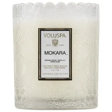Voluspa Mokara Scalloped Candle