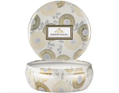 Voluspa Nissho Soleil 3 Wick Tin Candle
