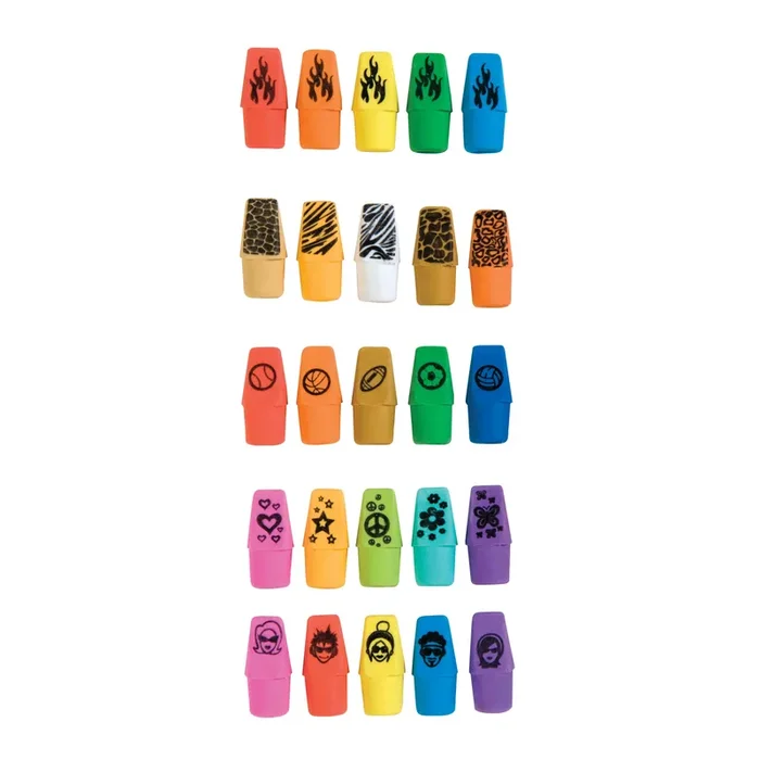 Wacky Cap Eraser Display – 900 Per Display