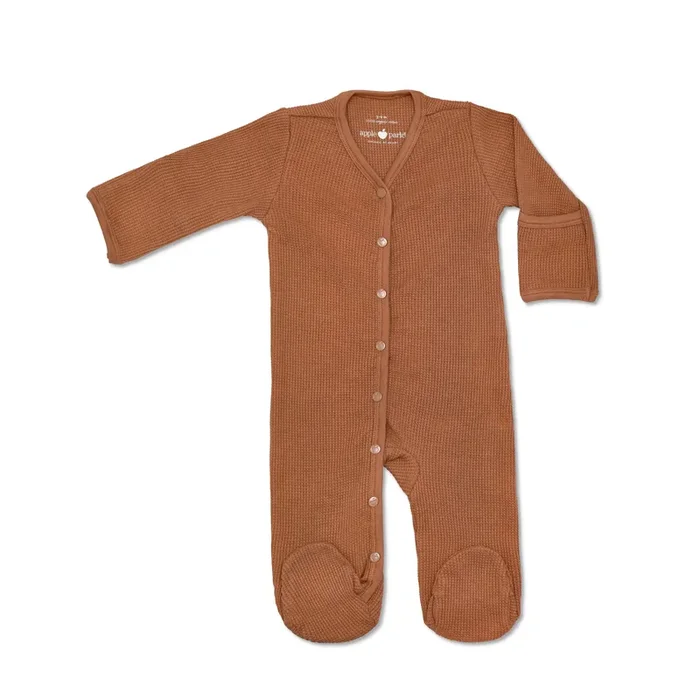 Waffle Footie – Caramel