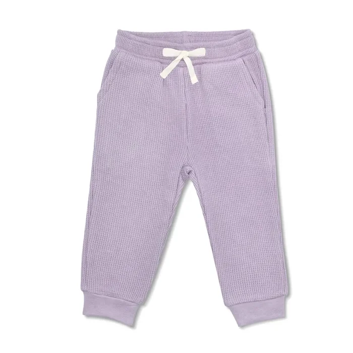 Waffle Joggers – Lavender