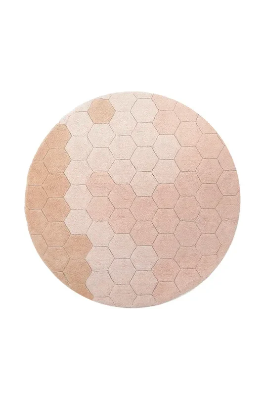 WASHABLE ROUND RUG HONEYCOMB ROSE – Planet Bee