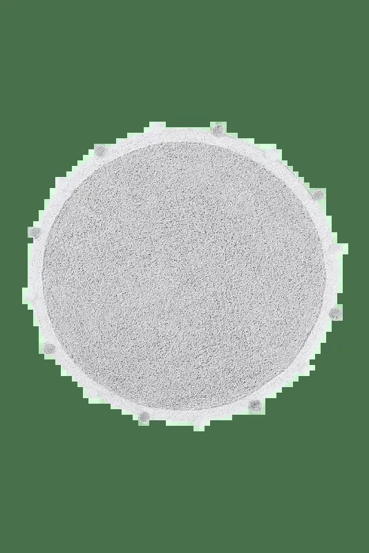 Washable Rug Bubbly Light Grey – White – Bubbly