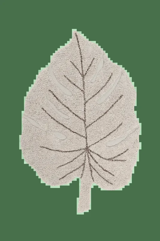 Washable Rug Monstera Natural – Re Edition + Plants