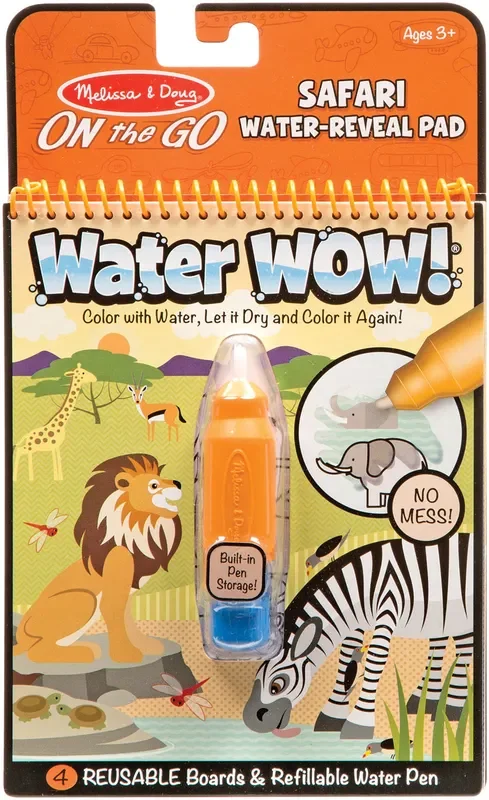 Water Wow! – Safari Water Reveal Pad – ON the GO Travel Activity