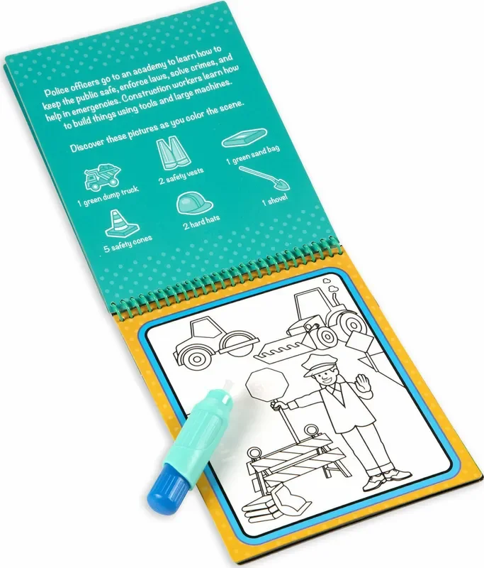 Water Wow! Occupations – Water Reveal Pad On the Go Travel Activity
