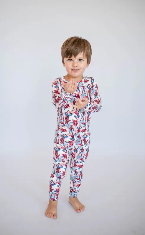 Watercolor Spider-man 2 Piece Pj’s