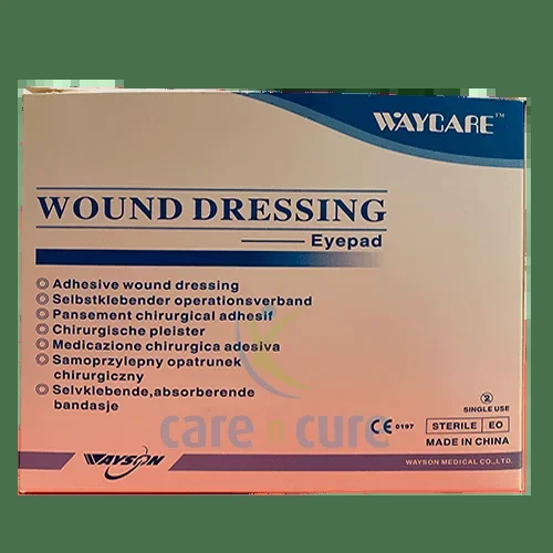 Waycare Dressing Eye Pad Adhesive 5X7.5cm 50S 803012 50S