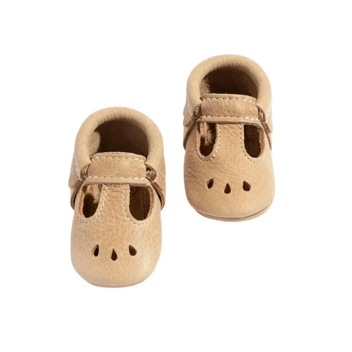 Weathered Brown Mary Jane Baby Shoe