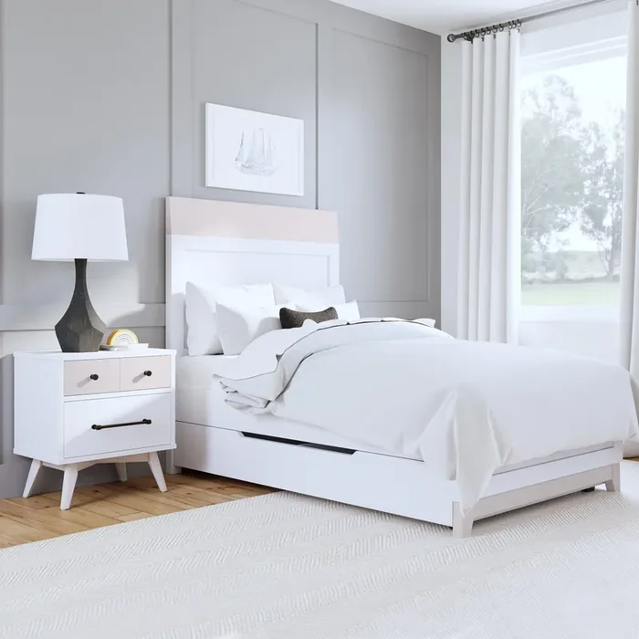 Westwood Design Rowan Twin Bed – Ash Linen