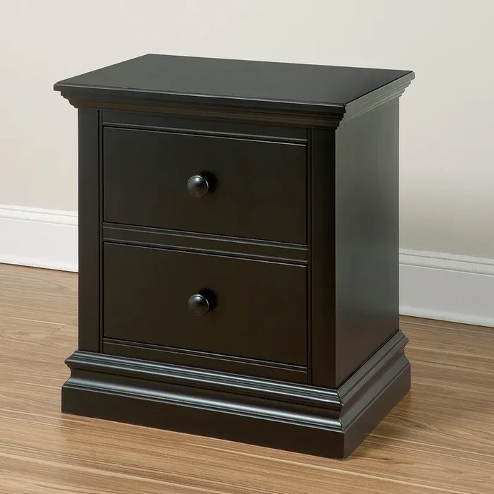 Westwood Pine Ridge Nightstand in Black