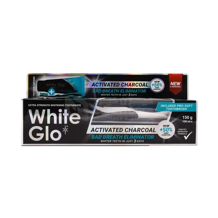 White Glo Charcoal B.B.E Toothpaste