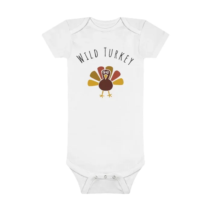 Wild Turkey Organic Baby Onesie
