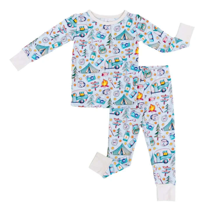 Wilder- Blue 2-piece Pajamas