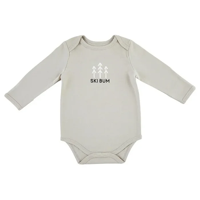 Winter Wonderland Long Sleeve Snapshirt – Ski Bum (6-12 Months)