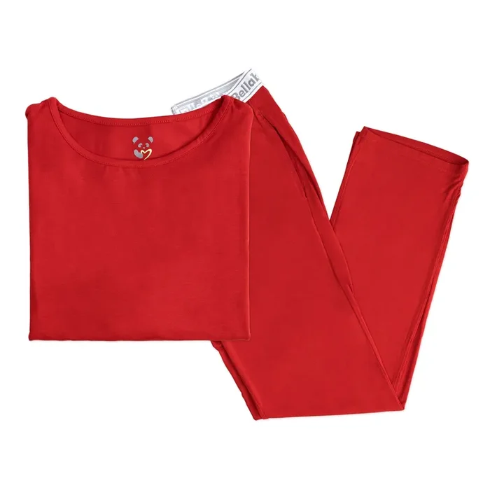 Winterberry Red Bamboo Men’s Pajama Set