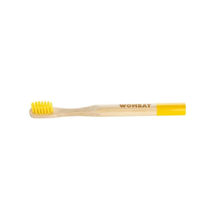 Wombat Kids Bamboo Toothbrush – Yellow