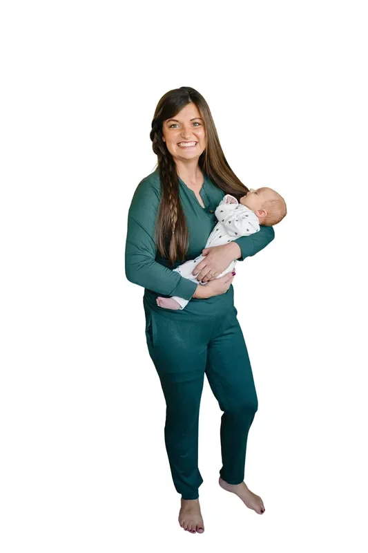 Women’s Green Emerald Bamboo Pajamas