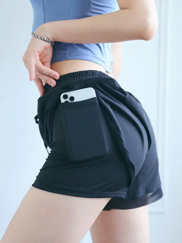 Women’s Loose Gym Shorts With Lycra Insert