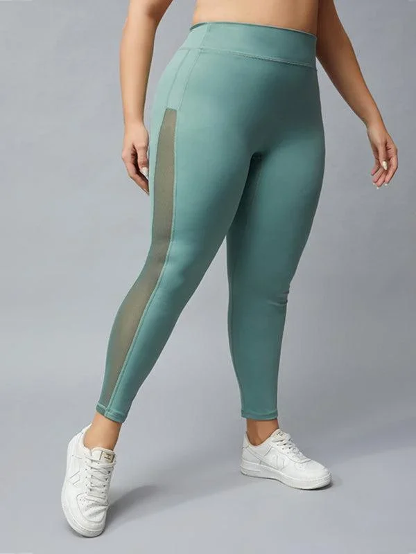 Women’s Plus Size Contrasting Colour High Waist Loungewear Active Leggings