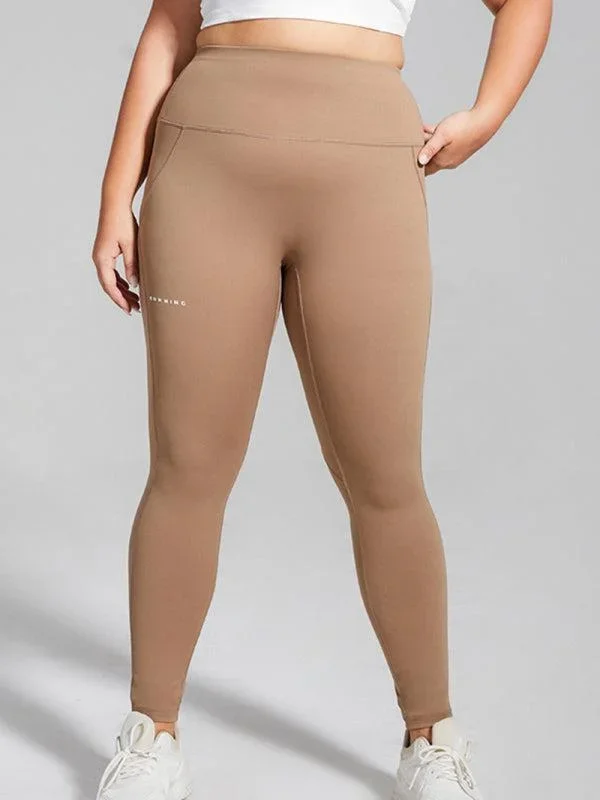 Women’s Plus Size High Waist Quick Dry Loungewear Yoga Leggings