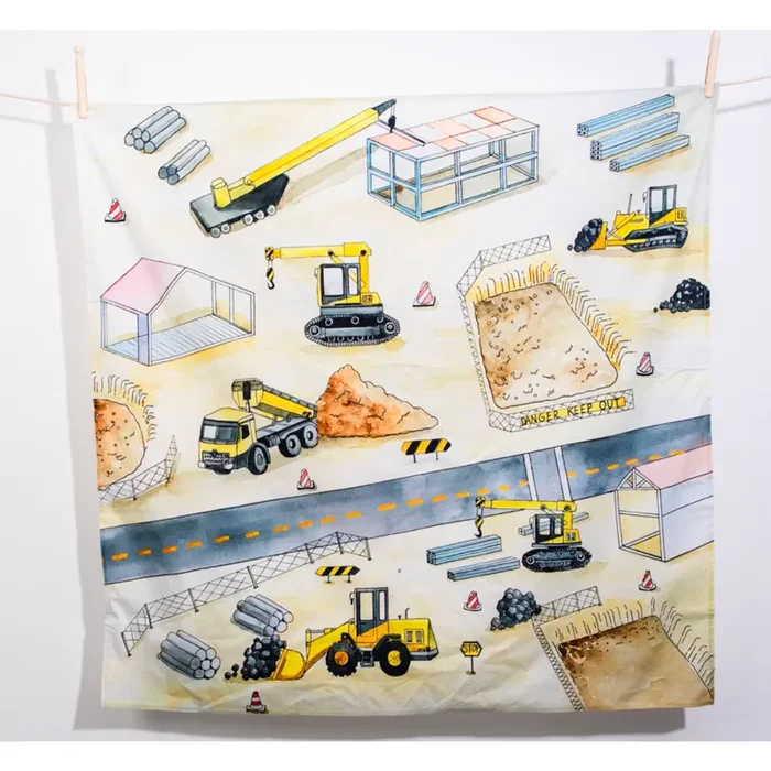 Wonderie Building Site Playcloth -MAXI