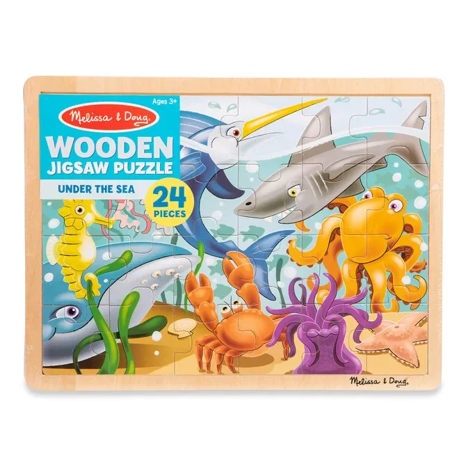 Wooden Jigsaw Puzzle – Under the Sea – 24 Pieces