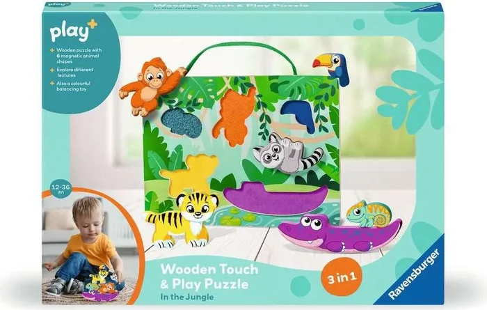 Wooden Puzzle: Jungle Age 1+